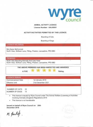 5 Star Rating Awarded